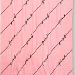 Victoria's Secret PINK Pink Sherpa Blanket 50"X60"